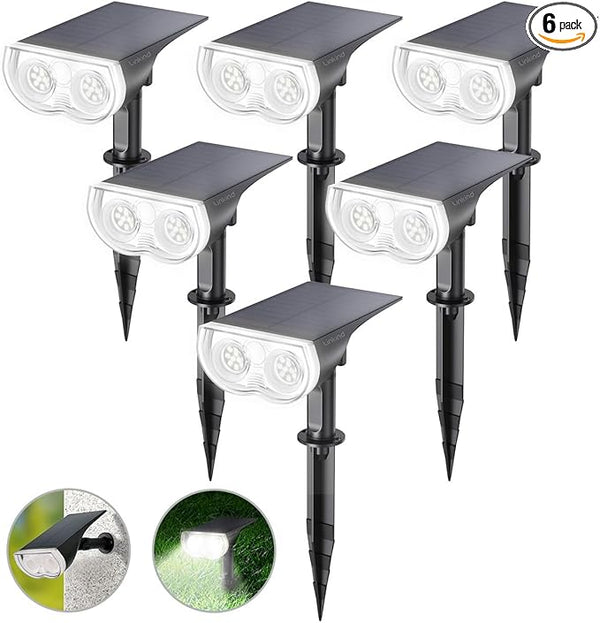 Linkind Solar Lights Outdoor Waterproof IP65, StarRay Dusk-to-Dawn Outdoor Solar Lights, 3 Lighting Modes Solar | Lumora