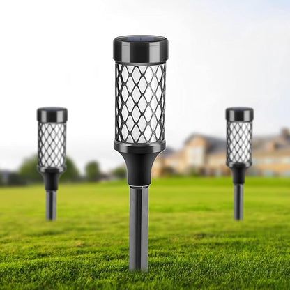 Solar Lights Outdoor Solar Pathway Lights Outdoor Waterproof 10 LED Landscape Lights Solar Powered Outdoor Lights Solar Garden Lights for Pathway Walkway Yard