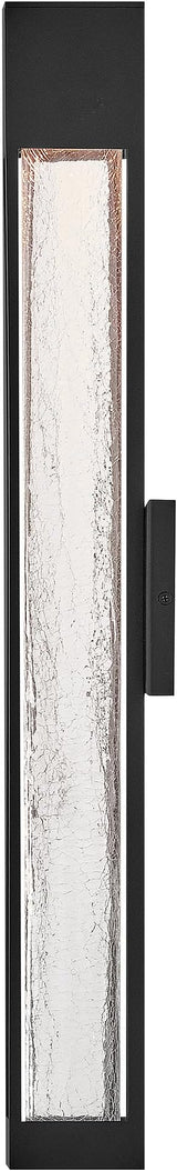 Hinkley Vapor Large Wall Mount Lantern, Black | Lumora