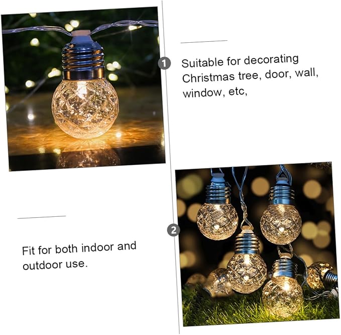 DOITOOL Pineapple String Light Led Fairy Light Bulbs Outdoor Indoor Decor for Weddings Festivals and Parties Brighten up Your Space Charming Pineapple Design
