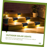 5Pcs Waterproof Solar Step Lights for Outdoor Deck LED Garden Fence Lighting Motion Sensor Solar Lights for Pathway | Lumora