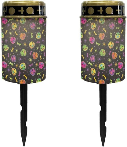 Colorful Pumpkin Garden Solar Light Pathway Solar Lights Solar Yard Lights Waterproof Solar Outdoor Lights for Cemetery Landscape Path Lights LED Solar Lamp for Yard