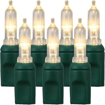 Pro Christmas T5 LED Christmas Lights - 70 Count Classic 5mm String Light Set - Professional Grade Indoor/Outdoor Commercial Holiday Lights for Trees, Bushes, & Décor - 2800K Warm White