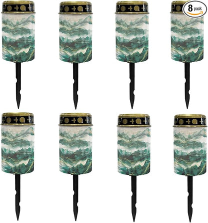 Lawn Solar Pathway Lights Outdoor Waterproof Solar Powered Fairy Light for Outside,Pretty Solar Garden Stake Lights,LED Lantern Landscape Lighting for Yard Patio Driveway Spotlights