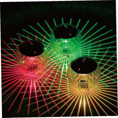 Homoyoyo 2pcs Solar Lawn Lights Solar Powered Garden Path Lights with Colorful LED for Yard and Patio Decoration