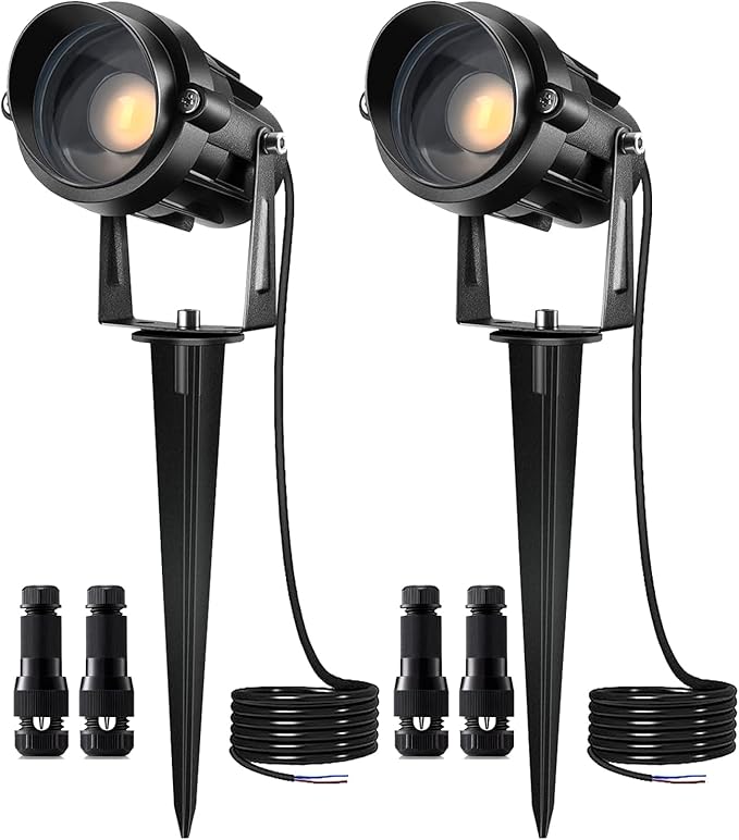 Low Voltage Landscape Lights with Connectors Outdoor: 7W 700LM LED Landscape Lighting for Tree Garden Yard Pathway | Lumora