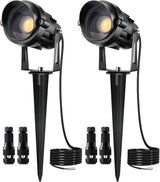Low Voltage Landscape Lights with Connectors Outdoor: 7W 700LM LED Landscape Lighting for Tree Garden Yard Pathway | Lumora