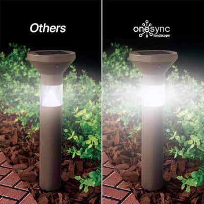 Feit Electric OneSync Oil Rubbed Bronze Bronze Solar Powered 40 W LED Bollard Light 1 pk