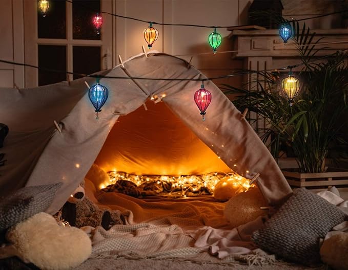 11FT Fairy String Lights with 10 Color Bulbs Decorations, Outdoor Tropical Beach Theme Lights Patio String Lights | Lumora