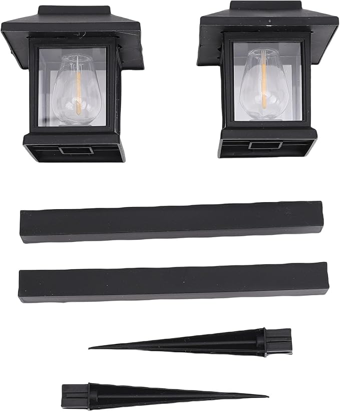 Sorandy Solar Pathway Lights, IP44 Plastic Housing Outdoor Lights, Auto On Off Dimmable with Light Sensitive Technology, Ideal for Garden, Yard, Driveway, Walkway, Patio & Landscape
