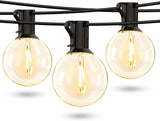 Lepro Bundle - Solar Flood Light 3 Adjustable Heads & 50 ft Outdoor String Lights 25 LED G40 Edison Bulbs String | Lumora
