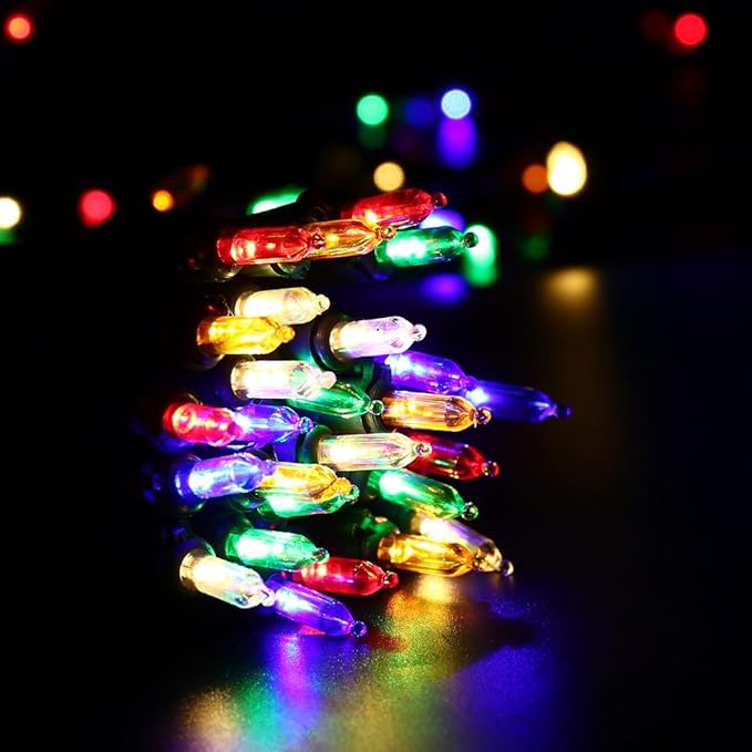 Brizled Color Changing Christmas Lights, 33ft 100 LED Christmas Lights Connectable, 12 Modes Warm White & Multicolored Xmas Light with Remote, Dimmable Xmas Tree Light for Indoor Outdoor Decor