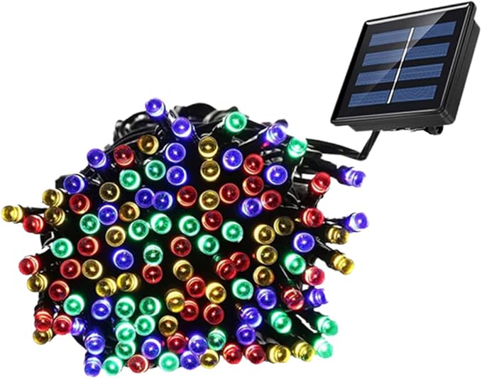 Solar Powered LED String Lights LEDs Multi-Color Decorative Outdoor Garden Patio Lawn Lighting for Wedding Party and Christmas