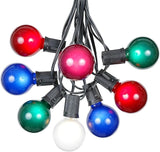 100 Foot G50 Outdoor Patio String Lights with 125 Multi Globe Bulbs – Indoor Outdoor String Lights – Market Bistro | Lumora