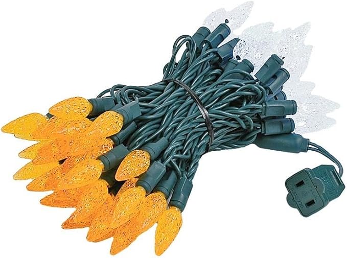 Novelty Lights 24FT 70 LED C6 Christmas String Lights, Outdoor Tree Commercial Grade LED Lights, Permanent | Lumora
