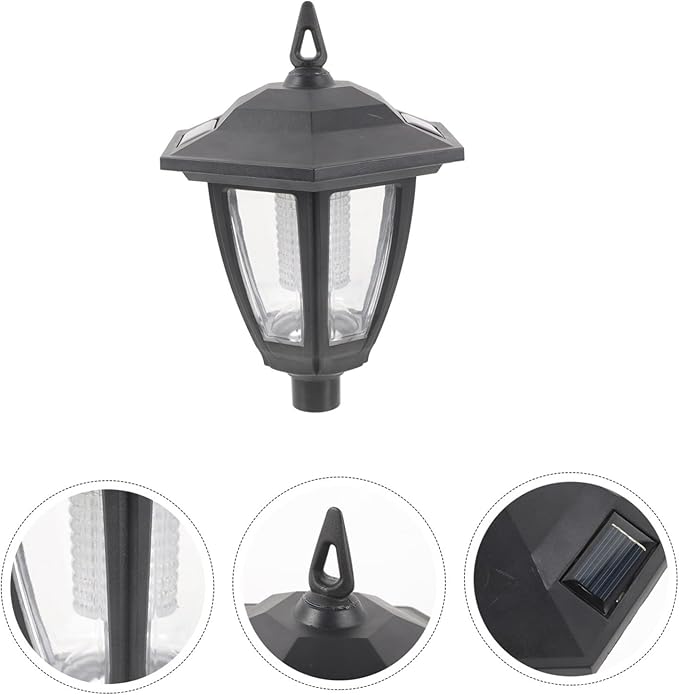 HANABASS Outdoor Solar Decorative Lanterns for Garden Yard & Patio Vintage European Style Hanging LED Landscape Lights for Lawn & Pathway Illumination