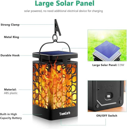 TomCare Solar Lights Outdoor Upgraded Bright Solar Pathway Lights for Path Lawn Patio Yard Walkway