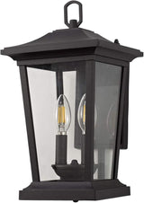 Outdoor Wall Lantern, Large Exterior Waterproof Wall Sconce Light Fixture, Black Anti-Rust Outside Porch Sconce | Lumora