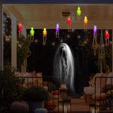 Skeleton Lights Halloween String Lights - 10Ft 20LEDs Skeletons Halloween Lights Decoration, 2 Lighting Modes | Lumora