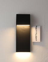 Canto LED Outdoor Wall Sconce 26W Integrated LED Outdoor Wall Mount,Anti Rust Textured Black Suit for Wet Locations | Lumora