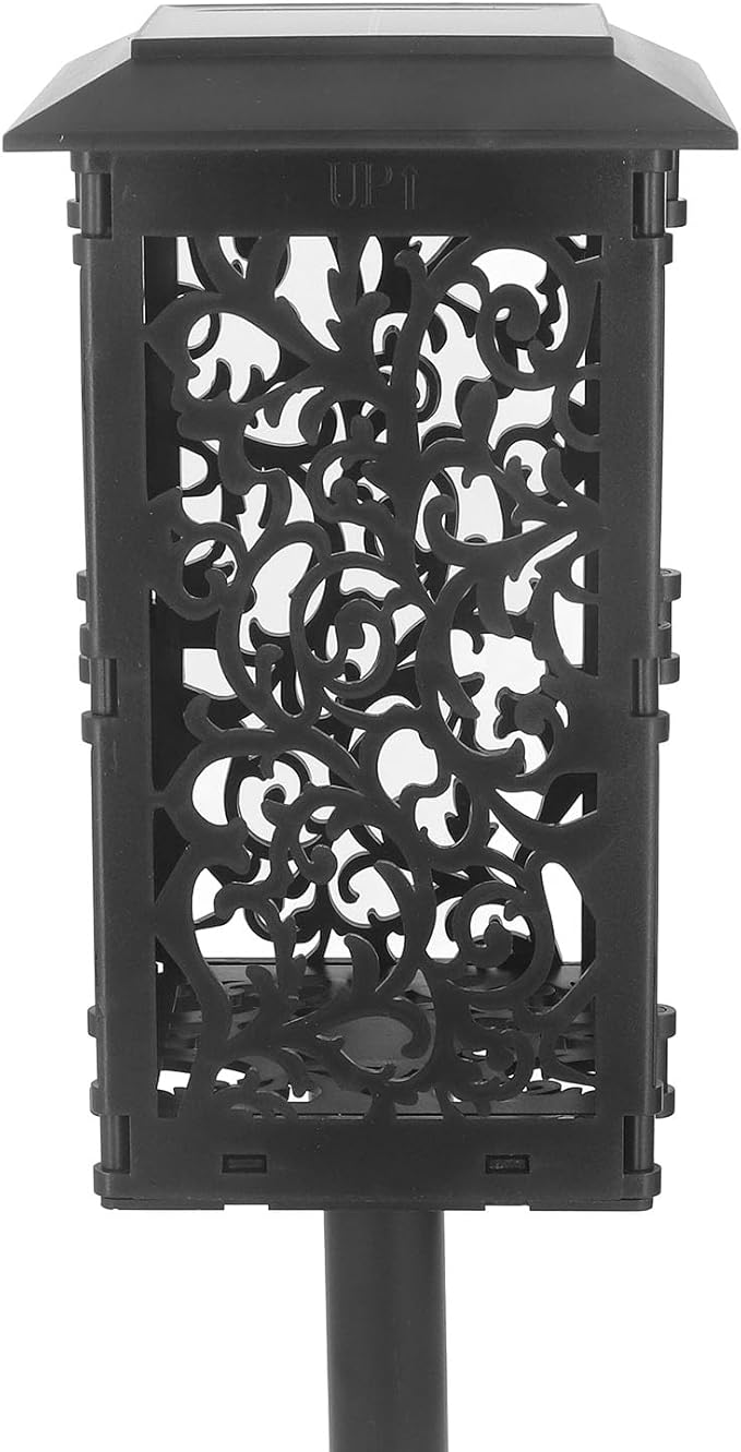 Hyuduo Outdoor Solar Pathway Lights with Upgraded Solar Panel, IP65, Auto Charging, Ideal for Pathways, Gardens, Patios
