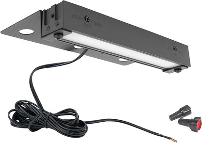 WAC Landscape Lighting, Hardscape 6in LED 12V Strip Light with Quick Release and 2-CCT 2700K-3000K in Black