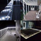 Honche Solar Rope Light 33FT 100LED IP65 Waterproof Outdoor LED Copper Fairy String Tube Lights for Party Gazebo | Lumora