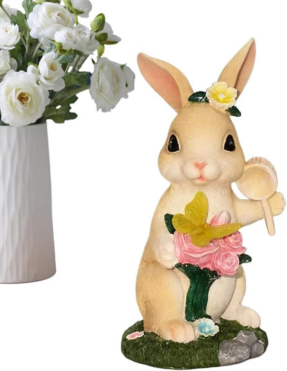 Easter Bunny Lights – Fun , Solar Lights for Paths Outdoor Decoration, for Garden Patio Terrace Pathway Party Birthday