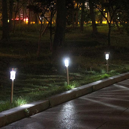 Solar Lights Outdoor 10 Pack Solar Pathway Lights Outdoor Waterproof LED Solar Powered Outdoor Lights Solar Garden Lights for Pathway Walkway Yard