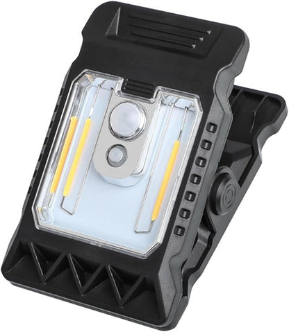 Solar Clip on Motion Sensor Light, High Brightness Led Outdoor Lamp with Efficient Solar Charging for Camping Tent, Pathway, Patio, Garden