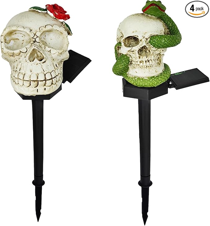 Skeleton LED Solar Light - Spooky Halloween Decoration for Garden, Yard Path, Yard Waterproof Outdoor Solar Light | Lumora