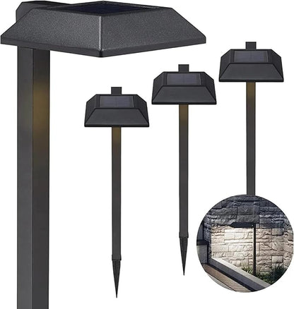 Energizer Waterproof Outside Solar Lights for Yard - 6 Pack 30 Lumen, LED Bright Automatic Dusk to Dawn Garden Lights, Easy to Install Weather-Resistant Front Yard Lights for Ornamental Areas