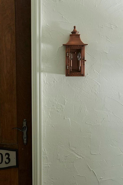 Acclaim 8302CP St. Charles Collection 2-Light Wall Mount Outdoor Light Fixture, Copper Patina (bulb is not included)