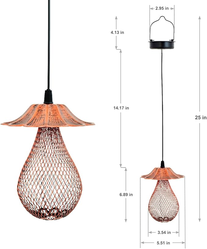 ARTER Solar Hanging Lights Outdoor Landscape Path Lights (2 Pack) | Lumora