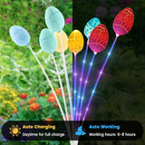 2Packs Solar Easter Decorations Outdoor, Colorful Swaying Firefly Lights with Growing Stem, 2 Modes, High | Lumora