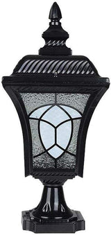 Lights Outdoor Retro Victoria Outdoor Waterproof Post Pillar Lamp Rainproof Metal Column Light Glass Lantern | Lumora