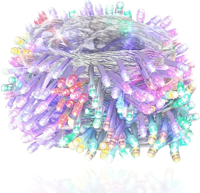FULLBELL Easter Lights 66 Feets 200 LED Easter Decorations Memory Indoor Outdoor Fairy Lights Easter Decor Lights | Lumora
