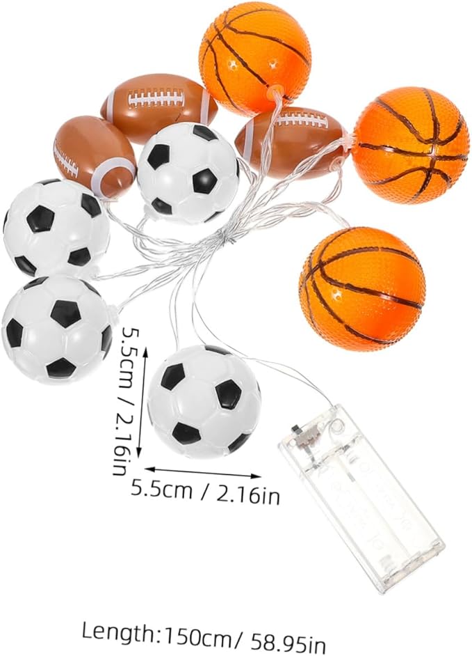 Ciieeo Sports Led String Lights for Indoor and Outdoor Decor for Camping Weddings and Parties Lightweight and Portable Consistent Illumination