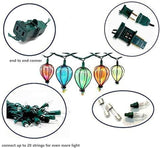 11FT Fairy String Lights with 10 Color Bulbs Decorations, Outdoor Tropical Beach Theme Lights Patio String Lights | Lumora