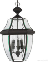 Urban Ambiance Luxury Colonial Outdoor Pendant Light, Large Size: 21" H x 12.5" W, with Tudor Style Elements | Lumora