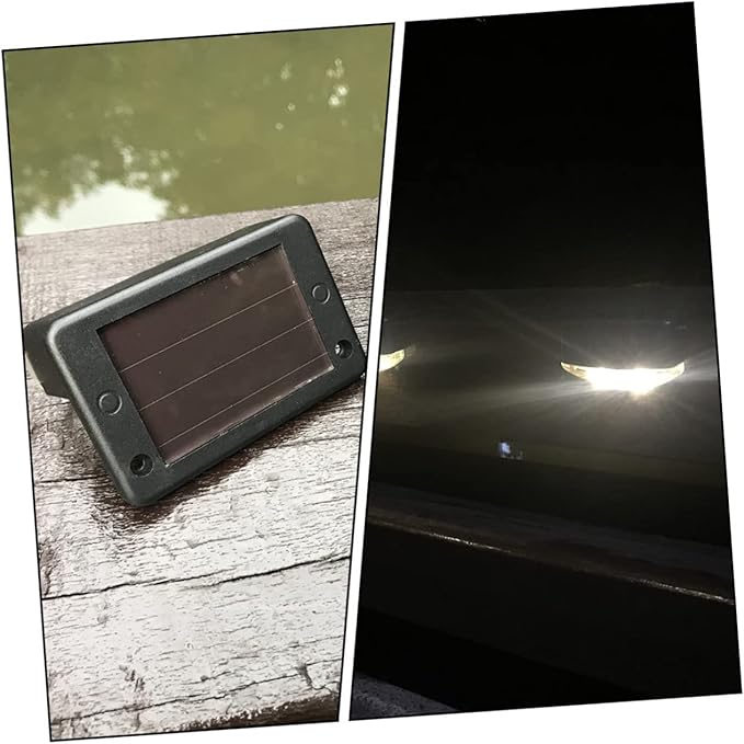 DOITOOL 4pcs Solar Pathway Lights Led Stair Lamps for Outdoor Garden Rechargeable High Conversion Rate Easy | Lumora