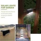 5pcs Outdoor Solar Deck Lights Waterproof LED Step Lights Plastic Solar Garden Fence Patio Stair Lamps for | Lumora