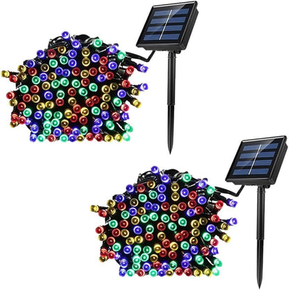 LIFKOME 100 Led Solar String Lights 10m Waterproof Auto On/Off Ip65 Outdoor Garden Decor Energy Efficient for Trees Porch Yard