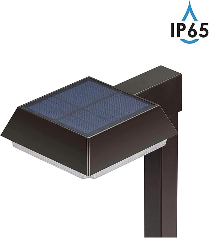 Energizer Waterproof Outside Solar Lights for Yard - 6 Pack 30 Lumen, LED Bright Automatic Dusk to Dawn Garden Lights, Easy to Install Weather-Resistant Front Yard Lights for Ornamental Areas