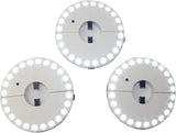 EcoGecko 3-Pack Round White LED Lights, 7-Inch Diameter, Fits 1-1.6 Inch Pole, Battery - Umbrella Accent Light | Lumora