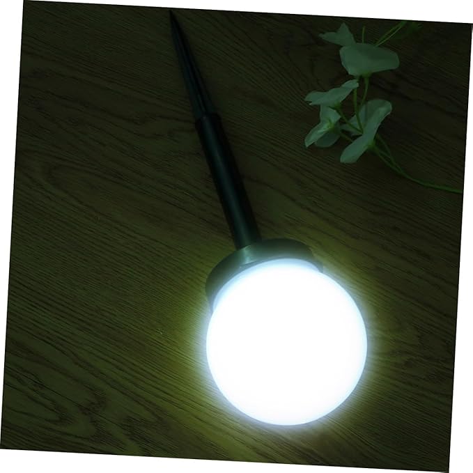 4pcs Solar Lawn Lamp Warm Light Waterproof Ground Plug Courtyard Garden Solar Path Lights Outdoor Landscape Lighting for Yard Pathway Decor