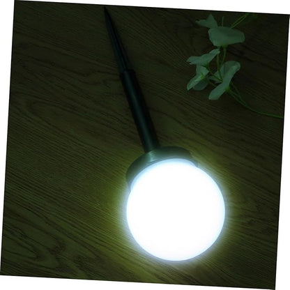 4pcs Solar Lawn Lamp Warm Light Waterproof Ground Plug Courtyard Garden Solar Path Lights Outdoor Landscape Lighting for Yard Pathway Decor
