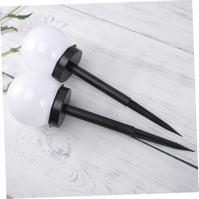 NUOBESTY 8pcs Solar Lawn Lights Waterproof Outdoor Garden Solar Spotlights with Ground Stakes for Yard Path Landscape Lighting