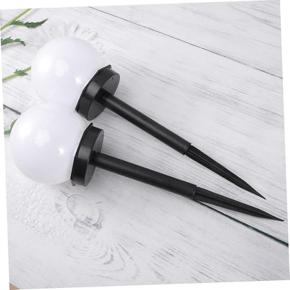 NUOBESTY 8pcs Solar Lawn Lights Waterproof Outdoor Garden Solar Spotlights with Ground Stakes for Yard Path Landscape Lighting