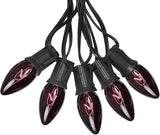 Abeja C9 Black String Light, 25Ft Vintage Halloween Lights with 26 Black Light Purple Bulbs(1 Spare), Connectable | Lumora